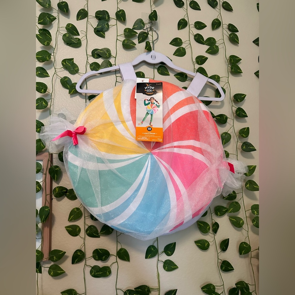 New with tags kids costume lollipop one size fits most